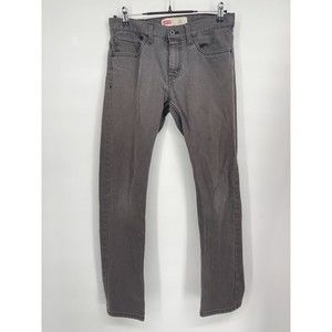 Levi's 29x29 511 Slim Pants Mens Grey Good Textured Bedford Cord‎ 511-2419